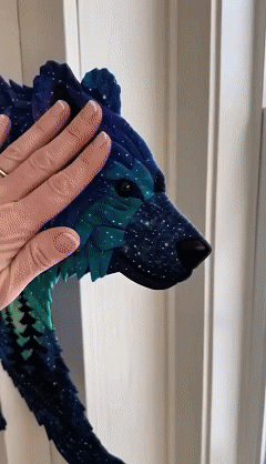 ⏳Last Day 49% OFF - 🌌🐺Northern Lights Wildlife DIY Patchwork Kit