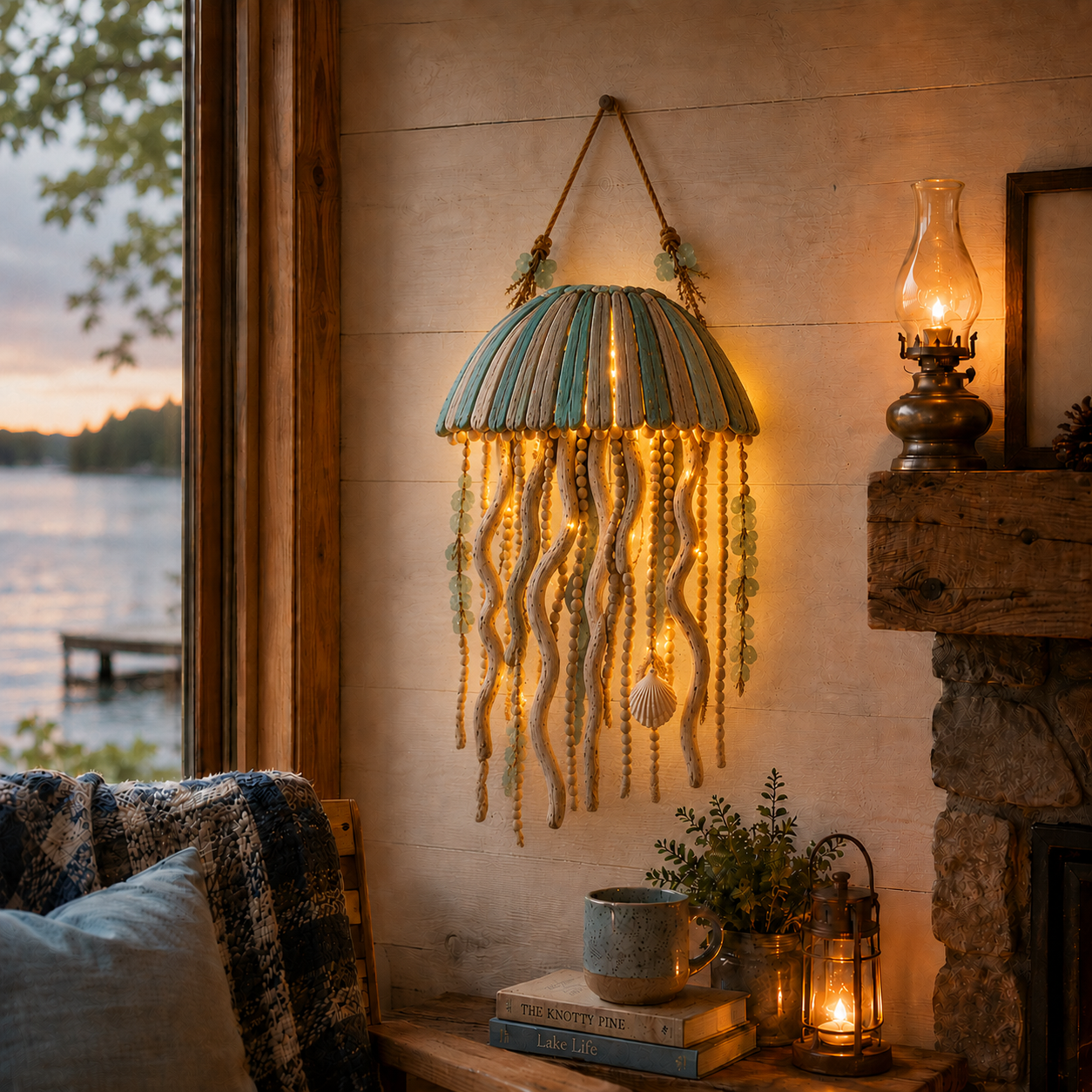 🌊 Lighted Coastal Fish Wall Decor – Bring Ocean Charm & Warm Glow to Your Home