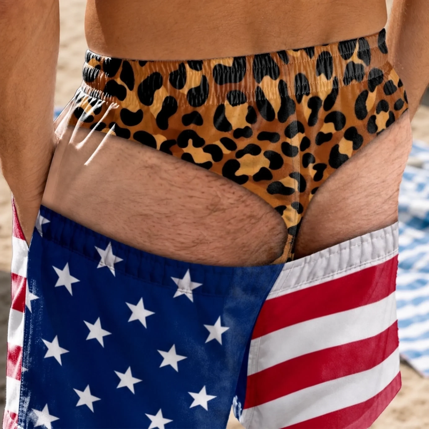 Maillot De Bain Personnalisé Pour Hommes, Nouveauté, Illusion D'optique, Short De Bain, Nouveauté Amusante, Short De Fête, Cadeau Pour Mari Et Petit Ami