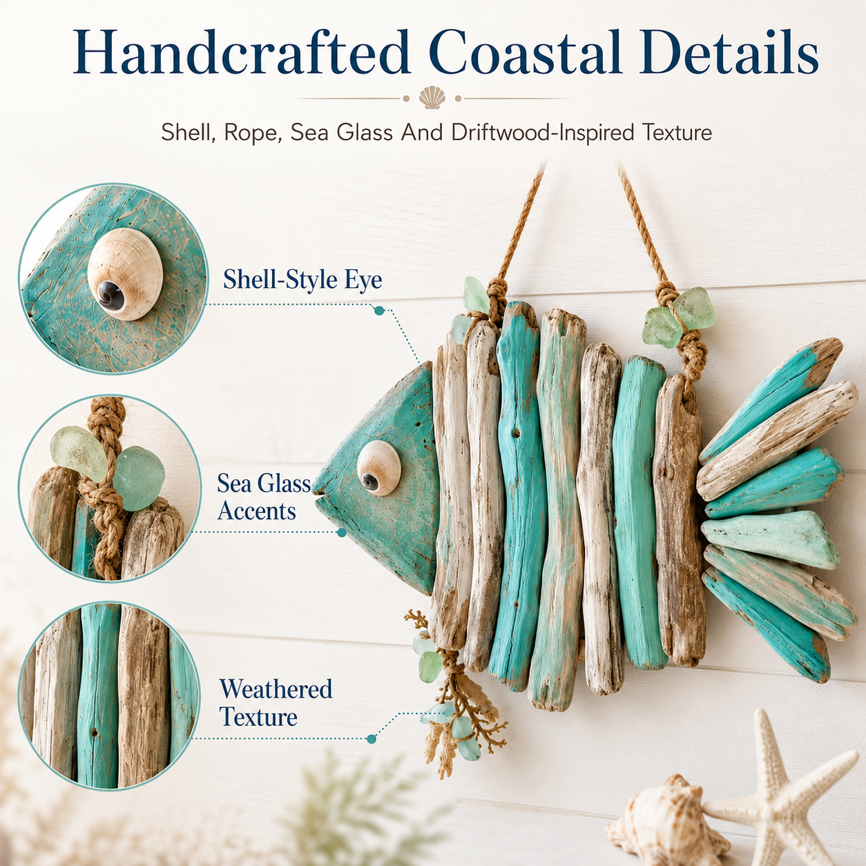 🌊 Lighted Coastal Fish Wall Decor – Bring Ocean Charm & Warm Glow to Your Home