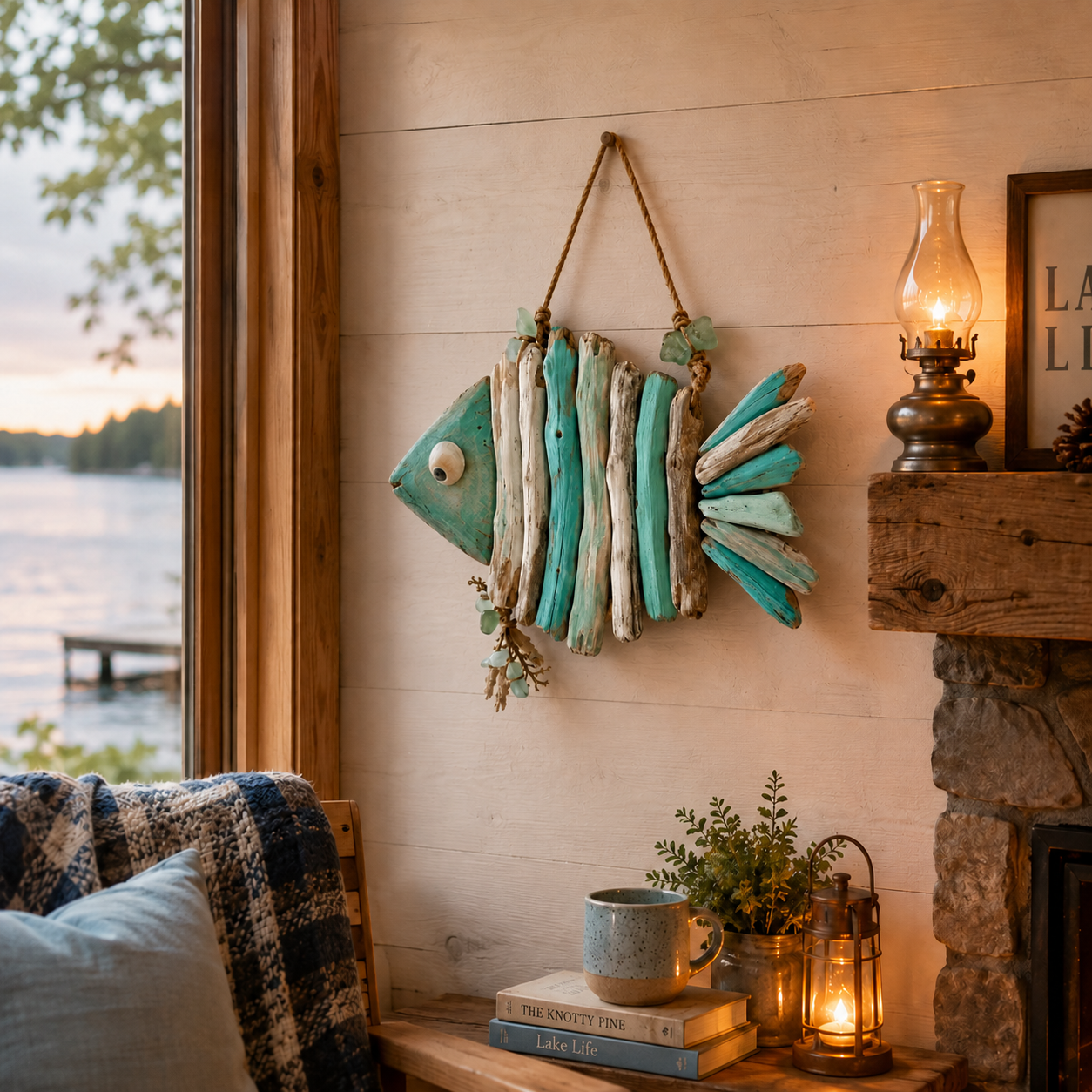 🌊 Lighted Coastal Fish Wall Decor – Bring Ocean Charm & Warm Glow to Your Home