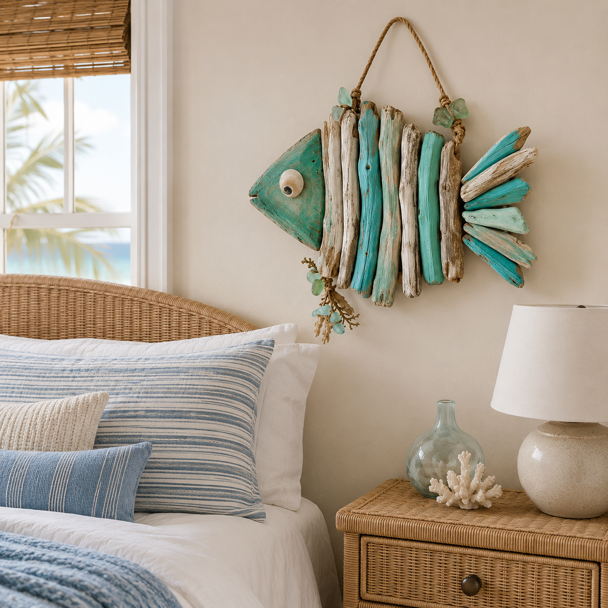 🌊 Lighted Coastal Fish Wall Decor – Bring Ocean Charm & Warm Glow to Your Home