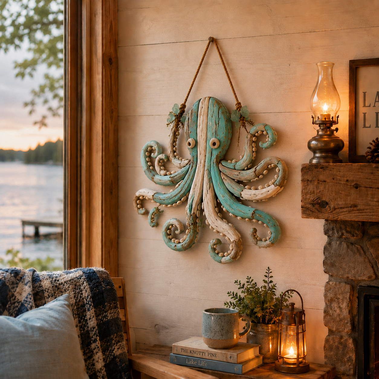🌊 Lighted Coastal Fish Wall Decor – Bring Ocean Charm & Warm Glow to Your Home