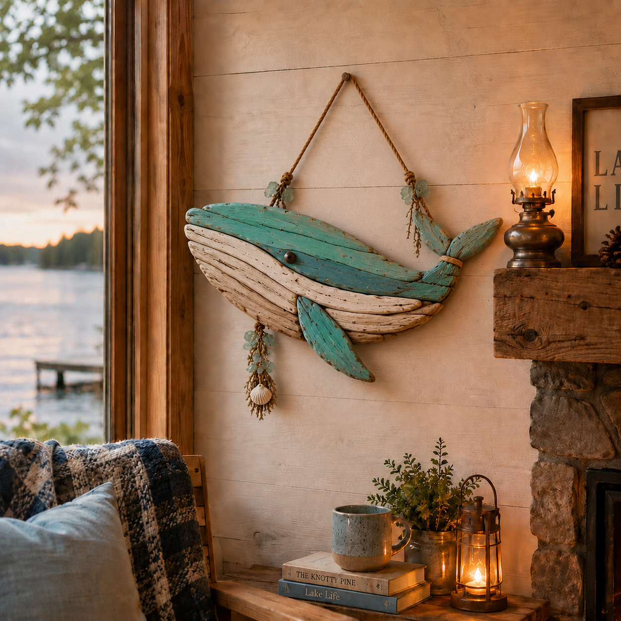 🌊 Lighted Coastal Fish Wall Decor – Bring Ocean Charm & Warm Glow to Your Home