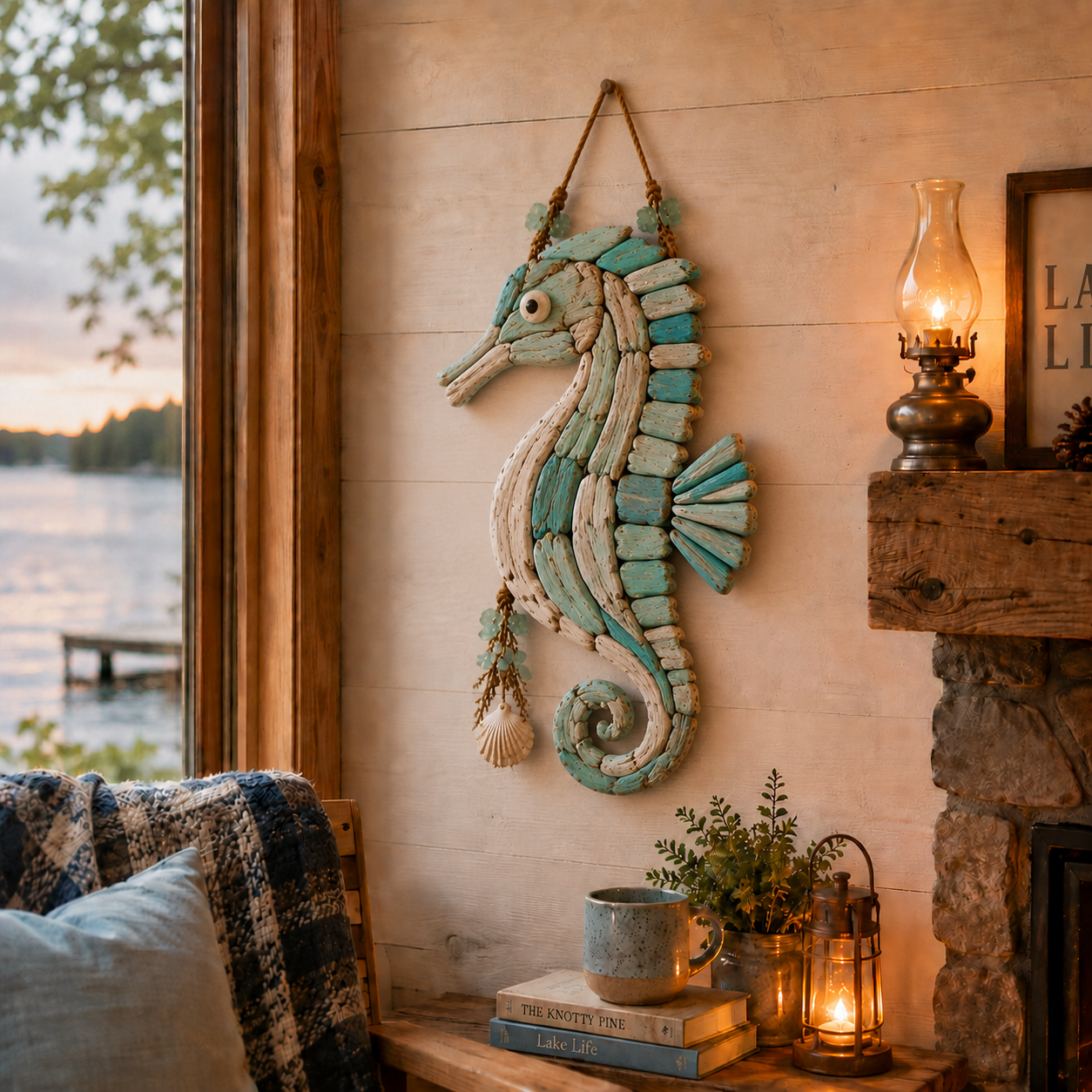 🌊 Lighted Coastal Fish Wall Decor – Bring Ocean Charm & Warm Glow to Your Home