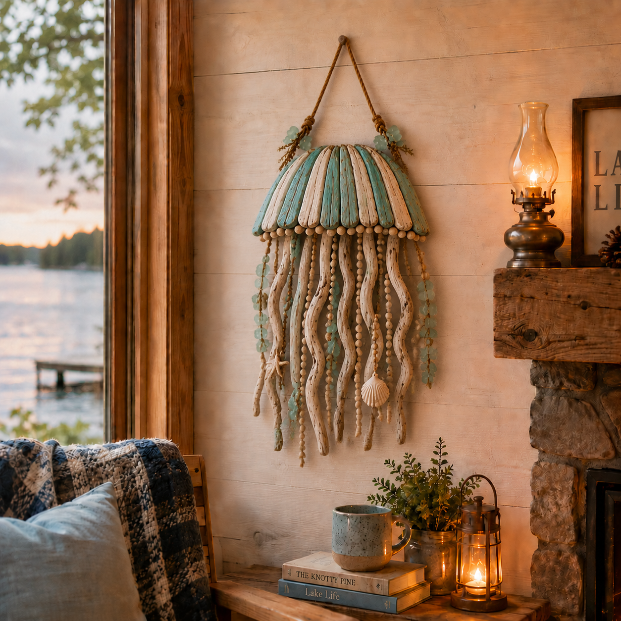 🌊 Lighted Coastal Fish Wall Decor – Bring Ocean Charm & Warm Glow to Your Home