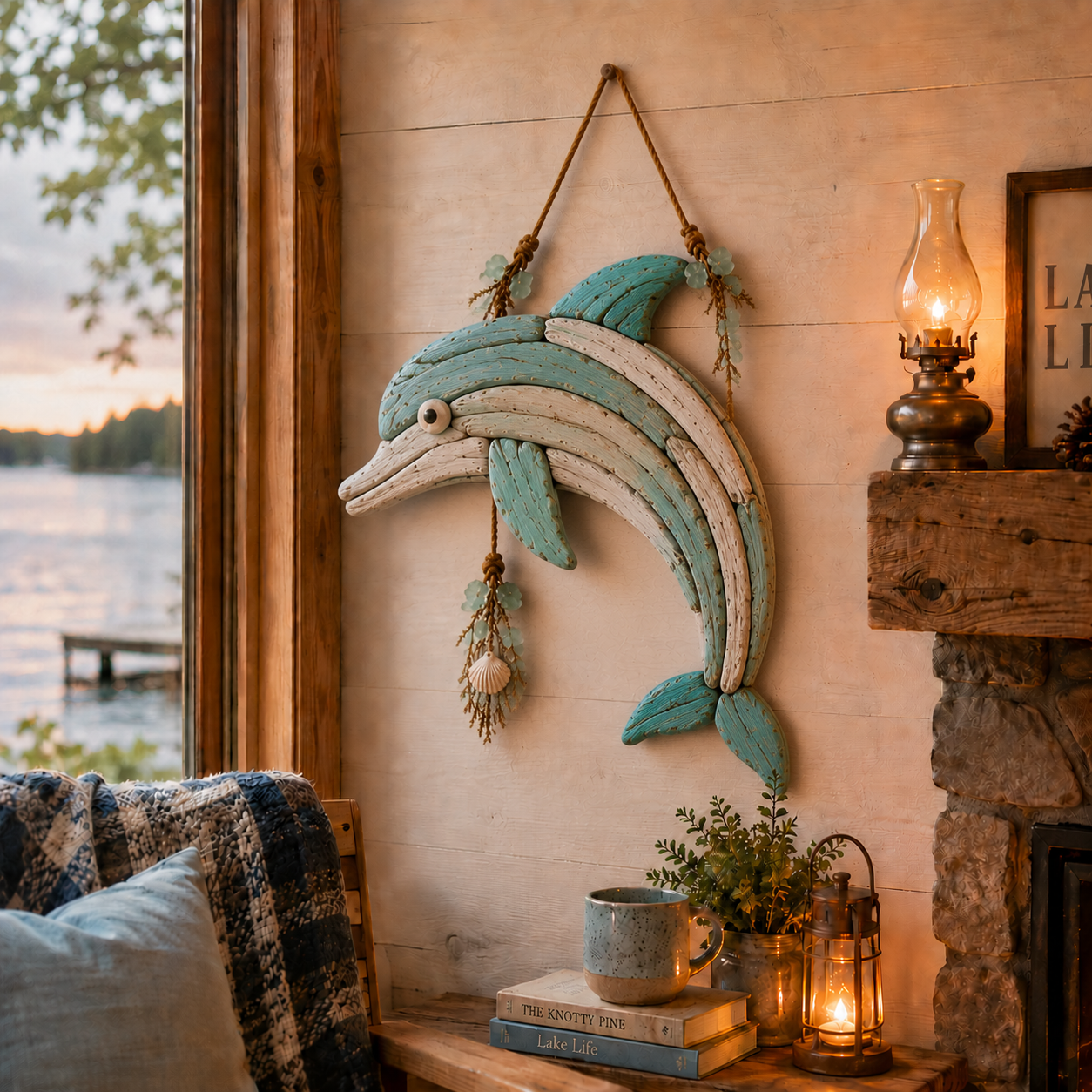 🌊 Lighted Coastal Fish Wall Decor – Bring Ocean Charm & Warm Glow to Your Home
