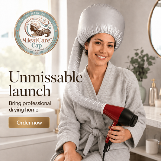 The thermal dryer cap that gives you an even and uniform drying instantly